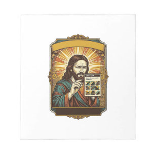Jesus Blurry Stairs Captcha Test Tech Security Hum Notepad