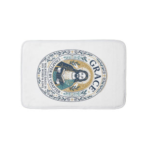 Jesus Book Club Reading Community Graphic Tee Chri Bath Mat