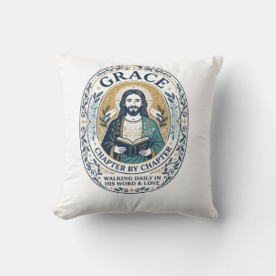 Jesus Book Club Reading Community Graphic Tee Chri Cushion