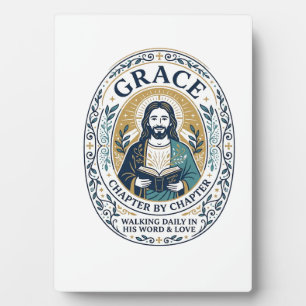 Jesus Book Club Reading Community Graphic Tee Chri Plaque