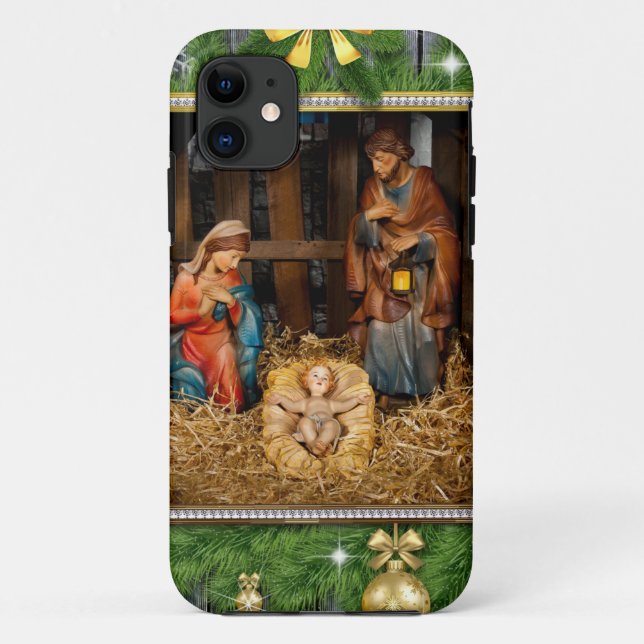 Jesus born manger Case-Mate iPhone case (Back)