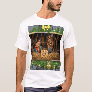 Jesus born manger T-Shirt