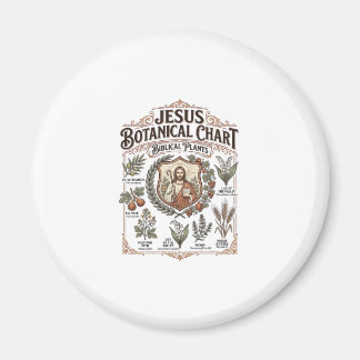 Jesus Botanical Chart Biblical Plants Jesus Botani Magnet