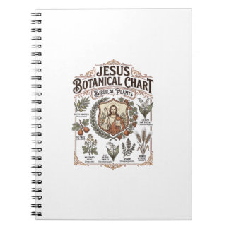 Jesus Botanical Chart Biblical Plants Jesus Botani Notebook