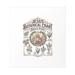 Jesus Botanical Chart Biblical Plants Jesus Botani Notepad