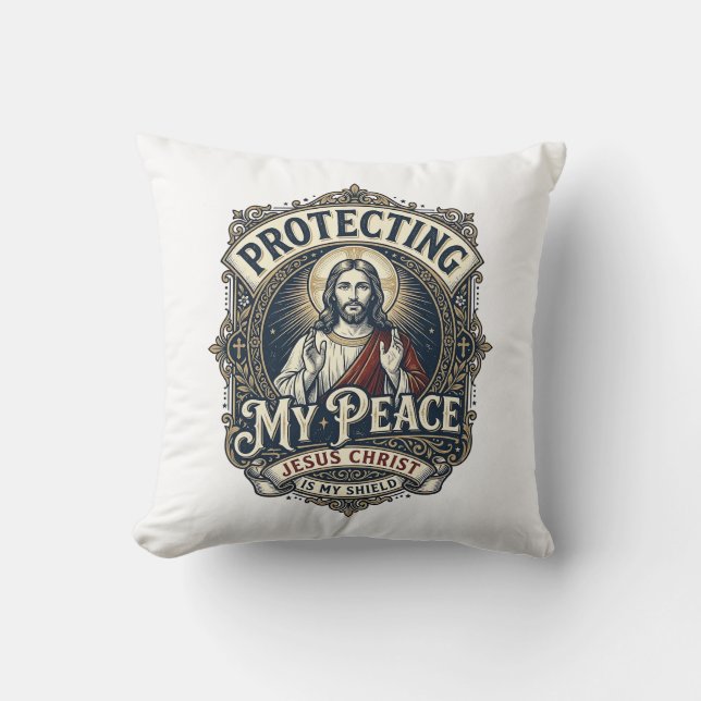 Jesus Boundaries Self Respect Shirt Faith Based De Cushion (Front)