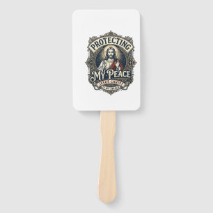 Jesus Boundaries Self Respect Shirt Faith Based De Hand Fan