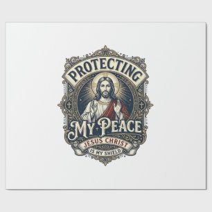 Jesus Boundaries Self Respect Shirt Faith Based De Wrapping Paper