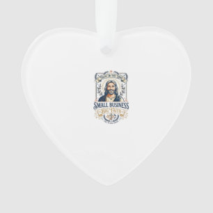 Jesus Boutique Small Business Owner Shirt Christia Ornament