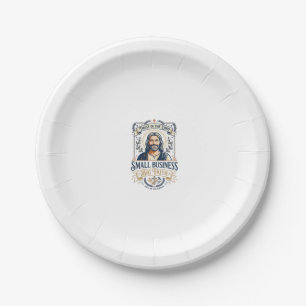 Jesus Boutique Small Business Owner Shirt Christia Paper Plate