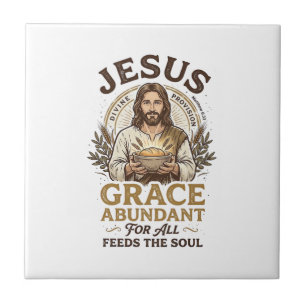 Jesus Bowling Vintage Shirt Christian Graphic_1 Ceramic Tile