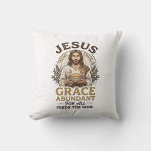 Jesus Bowling Vintage Shirt Christian Graphic_1 Cushion
