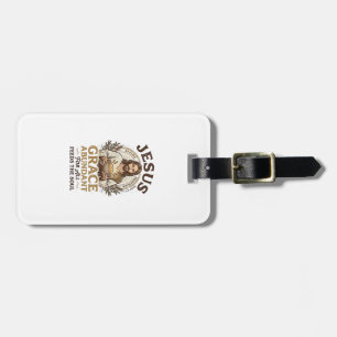 Jesus Bowling Vintage Shirt Christian Graphic_1 Luggage Tag