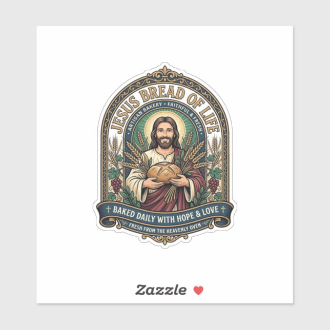 Jesus Bread Of Life Jesus Bread Life Bakery Christ (Sheet)