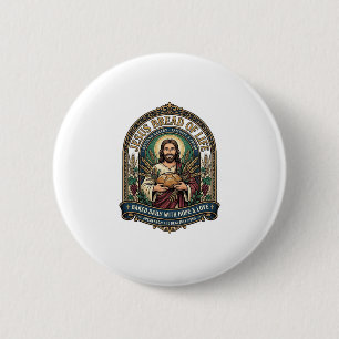 Jesus Bread Of Life Jesus Bread Life Bakery Christ 6 Cm Round Badge