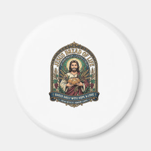 Jesus Bread Of Life Jesus Bread Life Bakery Christ Magnet