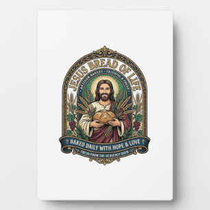 Jesus Bread Of Life Jesus Bread Life Bakery Christ Plaque
