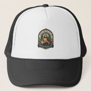 Jesus Bread Of Life Jesus Bread Life Bakery Christ Trucker Hat