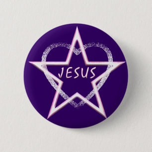 Jesus, Bright Morning Star 6 Cm Round Badge