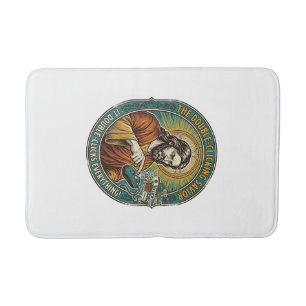 Jesus Broken Double Clicking Mouse IT Office Tech Bath Mat