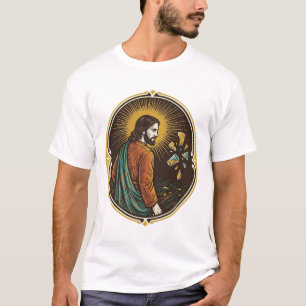 Jesus Broken Glass Dance Floor Party Danger Club H T-Shirt