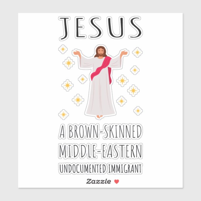 Jesus Brown-Skinned Undocumented Immigrant I (Sheet)