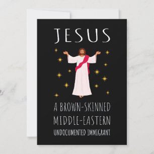 Jesus Brown-Skinned Undocumented Immigrant I Card