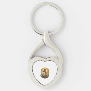Jesus Burned Finger Taking Plate Out Microwave Kit Key Ring