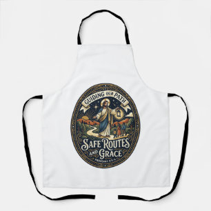 Jesus Bus Driver Transit Worker Shirt Faith Based  Apron