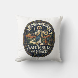 Jesus Bus Driver Transit Worker Shirt Faith Based  Cushion