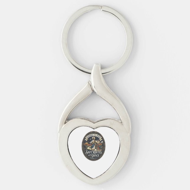 Jesus Bus Driver Transit Worker Shirt Faith Based  Key Ring (Front)