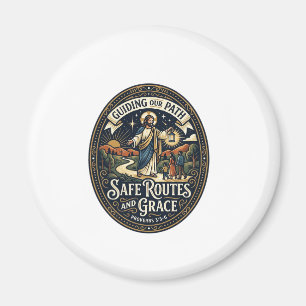 Jesus Bus Driver Transit Worker Shirt Faith Based Magnet