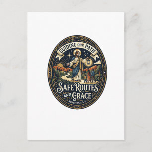 Jesus Bus Driver Transit Worker Shirt Faith Based  Postcard