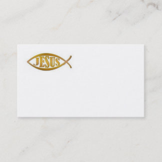 JESUS BUSINESS CARD CHRISTIAN