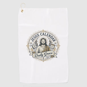 Jesus Calendar Daily Grace Jesus Calendar Daily Gr Golf Towel