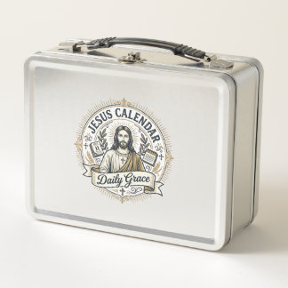 Jesus Calendar Daily Grace Jesus Calendar Daily Gr Metal Lunch Box