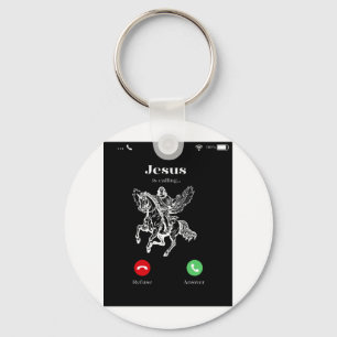 Jesus Calling Christian Faith – Inspirational God Key Ring