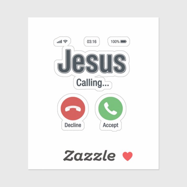 Jesus Calling Phone Screen Christian Shirt Design_ (Sheet)