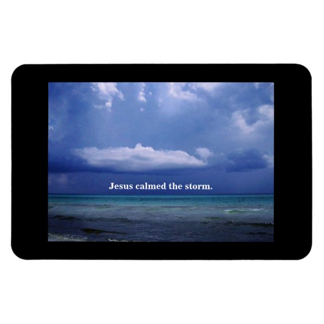 JESUS CALMED THE STORM MAGNET (Horizontal)