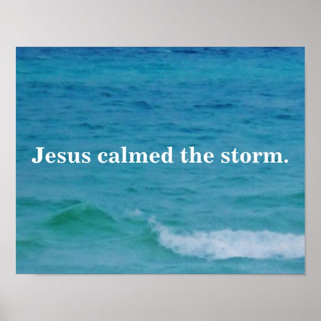 JESUS CALMED THE STORM POSTER (Front)