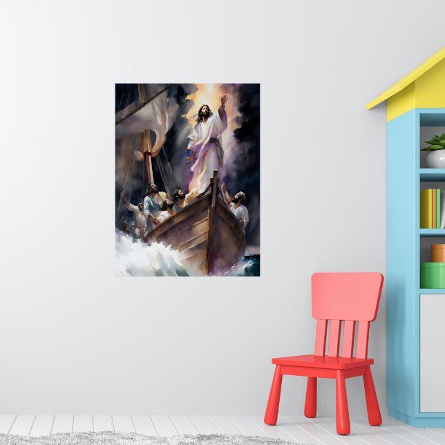 Jesus Calms The Storm Poster (Nursery 1)