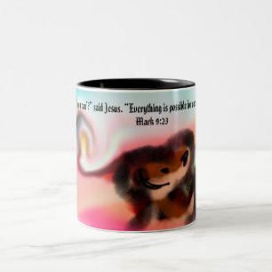 jesus can Two-Tone coffee mug