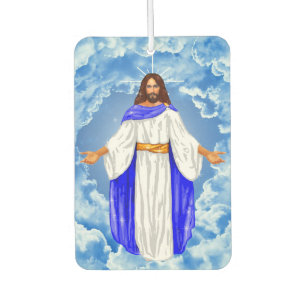 Jesus car air freshener