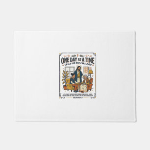 Jesus Caregiving Aging Parents Graphic Tee Christi Doormat