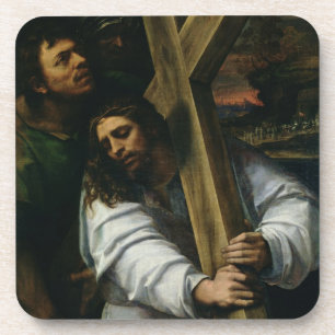 Jesus Carrying the Cross, c.1535 (oil on panel) Coaster
