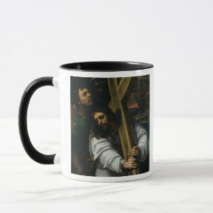Jesus Carrying the Cross, c.1535 (oil on panel) Mug