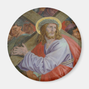 Jesus Carrying The Cross Magnet