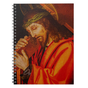 Jesus carrying the cross notebook