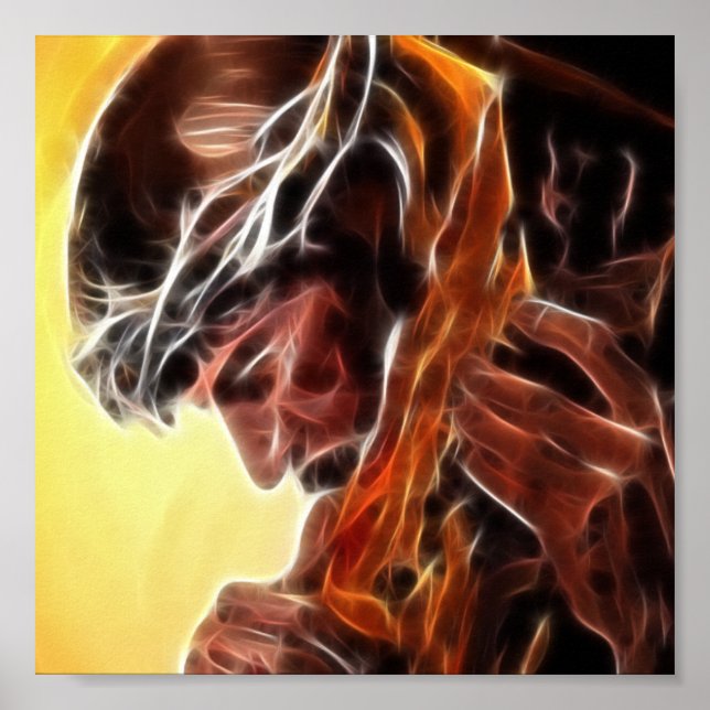 Jesus Carrying The Cross Poster (Front)