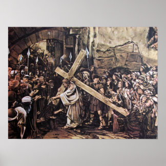 Jesus Carrying the Cross Poster